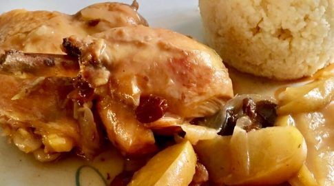 Receta de pollo de corral con cerveza