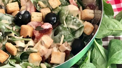 Ensalada de espinacas