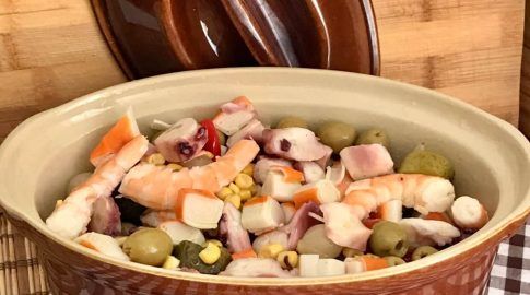 Salpicón de frutos de mar