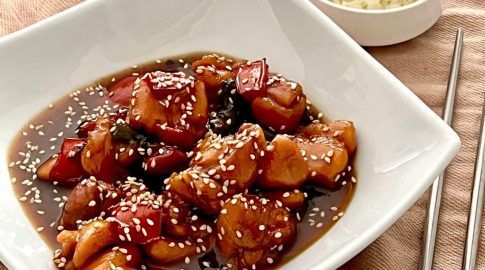 Receta de pollo Thai